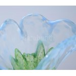 Horváth Márton (1941-2013): Virág. Jelzés nélkül, színezett üveg, h: 37 cm, proveniencia: az alkotó ajándéka...