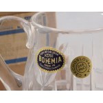 Bohemia ólomkristály kiöntő, címkével jelzett, dobozában, m: 11 cm