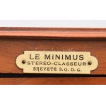 cca 1910, Le Minimus Stereo-Classeur francia sztereonéző. jó állapotban, működik...