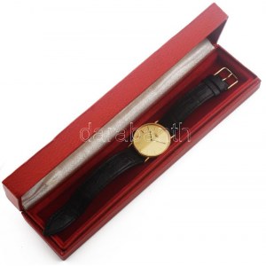 Longines La Grande Classique (L4.637.2) kvarc karóra, bőr szíjjal, d: 30 mm. Dobozban...
