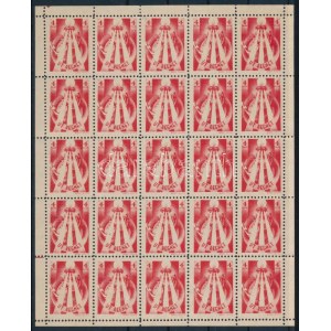 1936 Ut Regnet segélybélyeg kisív
