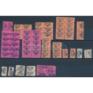 cca 1940-1945 Városi temetkezési biztosítási egylet 65 db 80 f ...