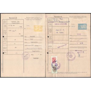 cca 1950 7 db klf marhalevél