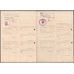 cca 1950 7 db klf marhalevél
