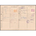 cca 1950 7 db klf marhalevél