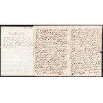 1854, 1876 3 db német nyelvű levél