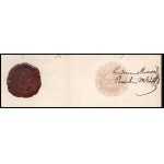 1869 Munkács, anyakönyvi kivonat. Ruzsák Lajos plébános aláírásával