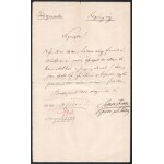 1874, 1884 3 db nyugta