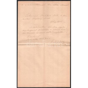 1876 Kiskunfélegyháza-Szabadszállás, 2 db okmány...