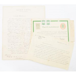cca 1908-1938 Vegyes ügyvédi irat tétel