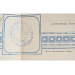 1918 A Budapesti Hentesipartestület tanoncbizonyítványa hentes tanonc részére