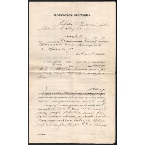 1931 Érd, adásvevési szerződés ingatlanról