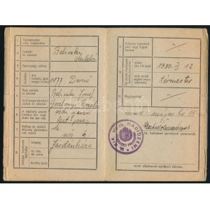 1942 Ózd, Személyazonossági igazolvány