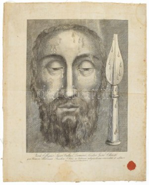 XIX. sz. eleje Vera effigies sacri vultus domini nostri Jesu Christi, Presso Luigi Razzani in Banch Nuovi...