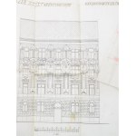 cca 1910 Budapest, Lovag utca 13. építkezés 2 db tervrajza...