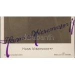 Hans Mierendorf (1885-1955) német színész aláírt fotólap ...