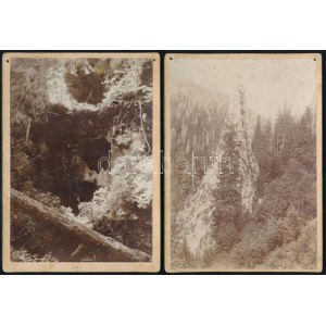 cca 1900-1910 Balázs E. jelzéssel, erdélyi felvételek: ,,Az Aragyász katakombáinak második ablaka (Aragyász barlang...
