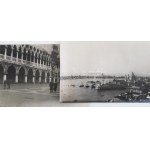 cca 1930-1940 Olaszország, 30 db nagyméretű fotó, Róma, Velence, Pisa, Genova, stb.; többségük a hátoldalon feliratozva...