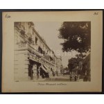 cca 1900 Félix Bonfils (1831-1885): Öszvérhajcsár pihenője / Kairó Shepeard szálloda...