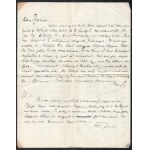 1914 Szatmár, Steuer Ábrahám rabbi, saját kezű levele fiának / Ábrahám Steuer rabbi's letter