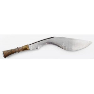 Magyar iparművész kukri. RJ jelzéssel (Rovó János?), h: 42,5 cm