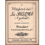 cca 1900-1950 Vegyes kotta tétel, 6 db: G. Puccini: Boheme, Ravel: Deux melodies Hébraiques, Johann Strauss...
