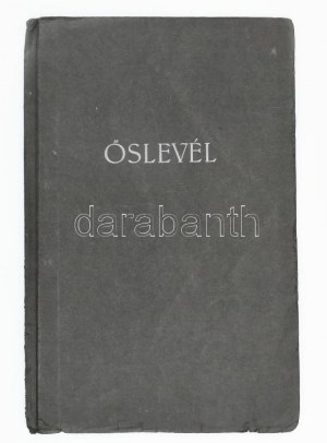 1938 Őslevél. Dubovay Jenő családfája + levél neki