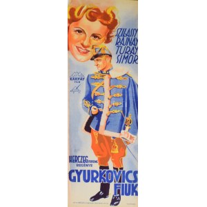 Gyurkovics fiúk, 1941. Moziplakát (filmplakát, rácsplakát). Turay Ida, Rajnay Gábor, Simor Erzsi...