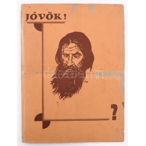 cca 1920 Raszputin a fekete muzsik című film ismertetője és plakátja egyben, ragasztott...