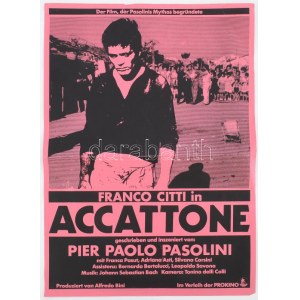Accatone Pier Paolo Pasolini film plakát 30x42 cm
