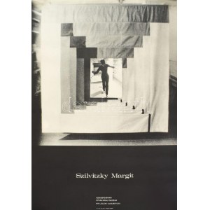 1979 Szilvitzky Margit kiállítási plakát, István Király Múzeum, 1979. július 1- augusztus 5, feltekerve...