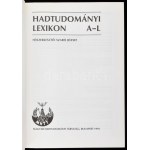 Hadtudományi Lexikon I-II. Szerk.: Szabó József. Bp., 1995, Magyar Hadtudományi Társaság. Kiadói műbőr kötés...