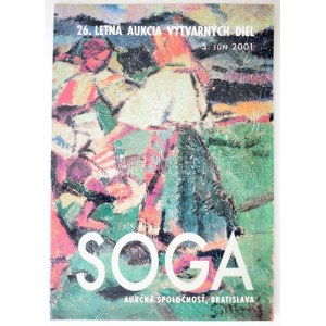 Soga aukciósház 26. festmény árverésének katalógusa, közte Szinyei-Merse Pál, Mednyánszky László, Schönberger Armand...