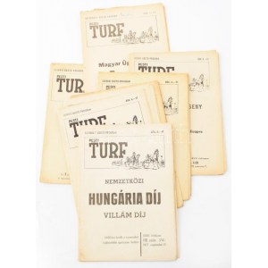 1967-1977 Pesti Turf 18 száma: 1967 51.,78. sz.; 1968 80. sz.; 1969 25., 71. sz.; 1972 17.,19-20., 47. sz; 1973 104....