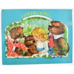 Goldilocks. Illustrated By Pamela Storey. Pop-up picture book. 1990, Brown Watson. Angol nyelvű térbeli mesekönyv...