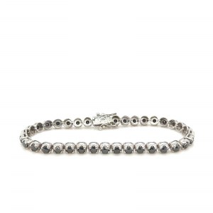 BRACELET IN WHITE GOLD 13.47 GR TENNIS TYPE WITH DIAMONDS - DH-B508