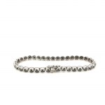 BRACELET IN WHITE GOLD 13.47 GR TENNIS TYPE WITH DIAMONDS - DH-B508