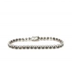 BRACELET IN WHITE GOLD 13.47 GR TENNIS TYPE WITH DIAMONDS - DH-B508