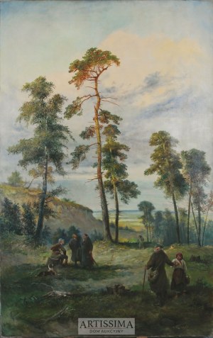  Franciszek Kostrzewski (1826–1911), Ostatnie sosny, 1896