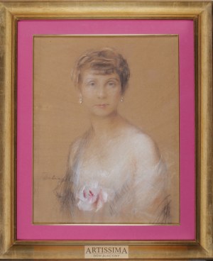 Teodor Axentowicz (1859–1938), Portret kobiety