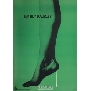 Władysław Przystański (1931–2014), Plakat Zły but kaleczy