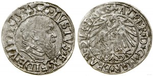 Ducal Prussia (1525-1657), penny, 1545, Königsberg