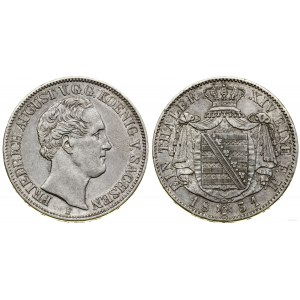 Niemcy, talar, 1851 F, Drezno