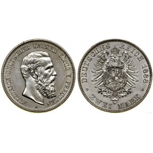 Niemcy, 2 marki, 1888 A, Berlin