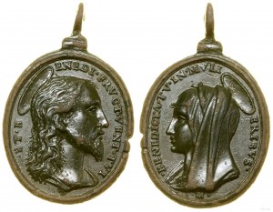 Devotional, Salvator Mundi type medallion, (ca. 18th century).