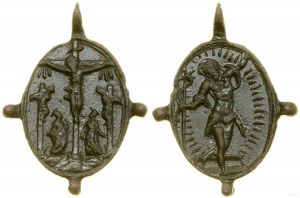 Devotional, religious medal, (ca. 18th century).