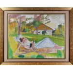 Wojciech WEISS (1875-1950), Dolce far niente - Odpoczywająca Aneri