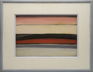 Andrzej WRÓBLEWSKI (1927-1957), Pejzaż / Znaki i sygnały, 1955 - praca dwustronna