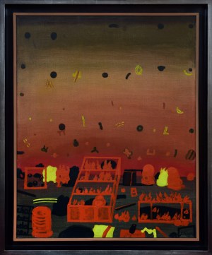 Jan TARASIN (1926-2009), Pożar, 1976