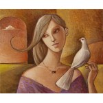 Agnieszka Korczak-Ostrowska, Dziewczyna z gołębiem, 2019